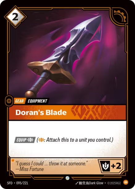 Doran's Blade - 095/221 - C Body