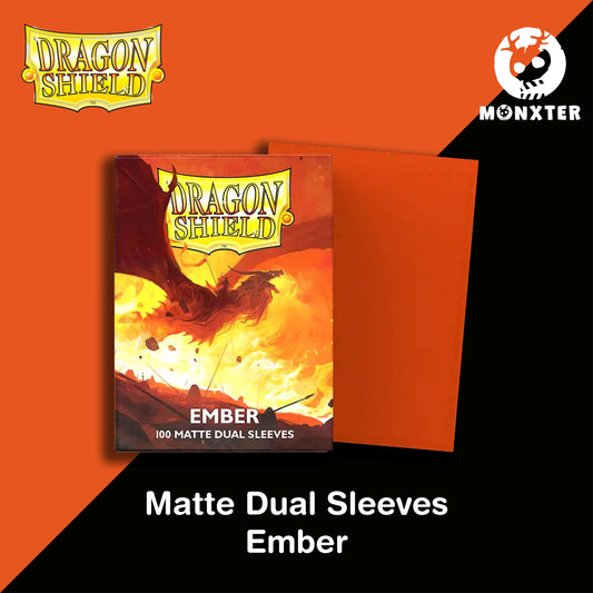 Dragon Shield Ember Matte Dual Sleeves