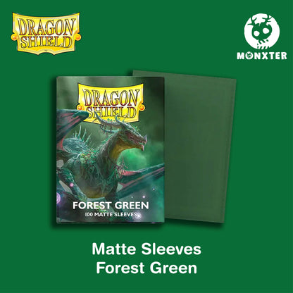Dragon Shield Forest Green Matte Sleeves Desk Monxter Dragon Shield Forest Green Matte Sleeves Desk Monxter