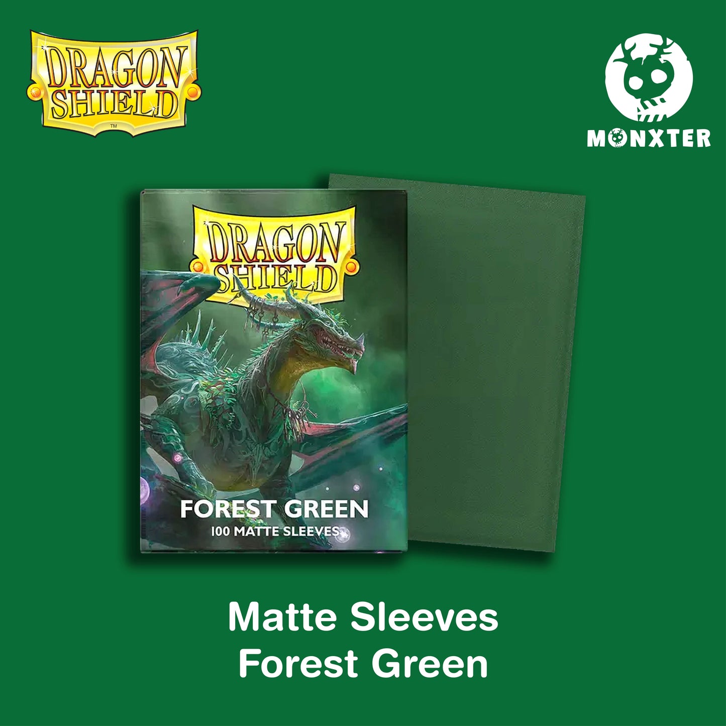 Dragon Shield Forest Green Matte Sleeves