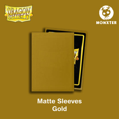 Dragon Shield Gold Matte Sleeves
