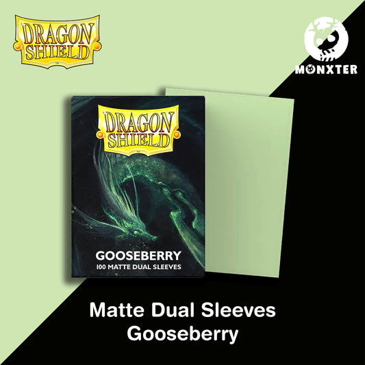 Dragon Shield Gooseberry Matte Dual Sleeves