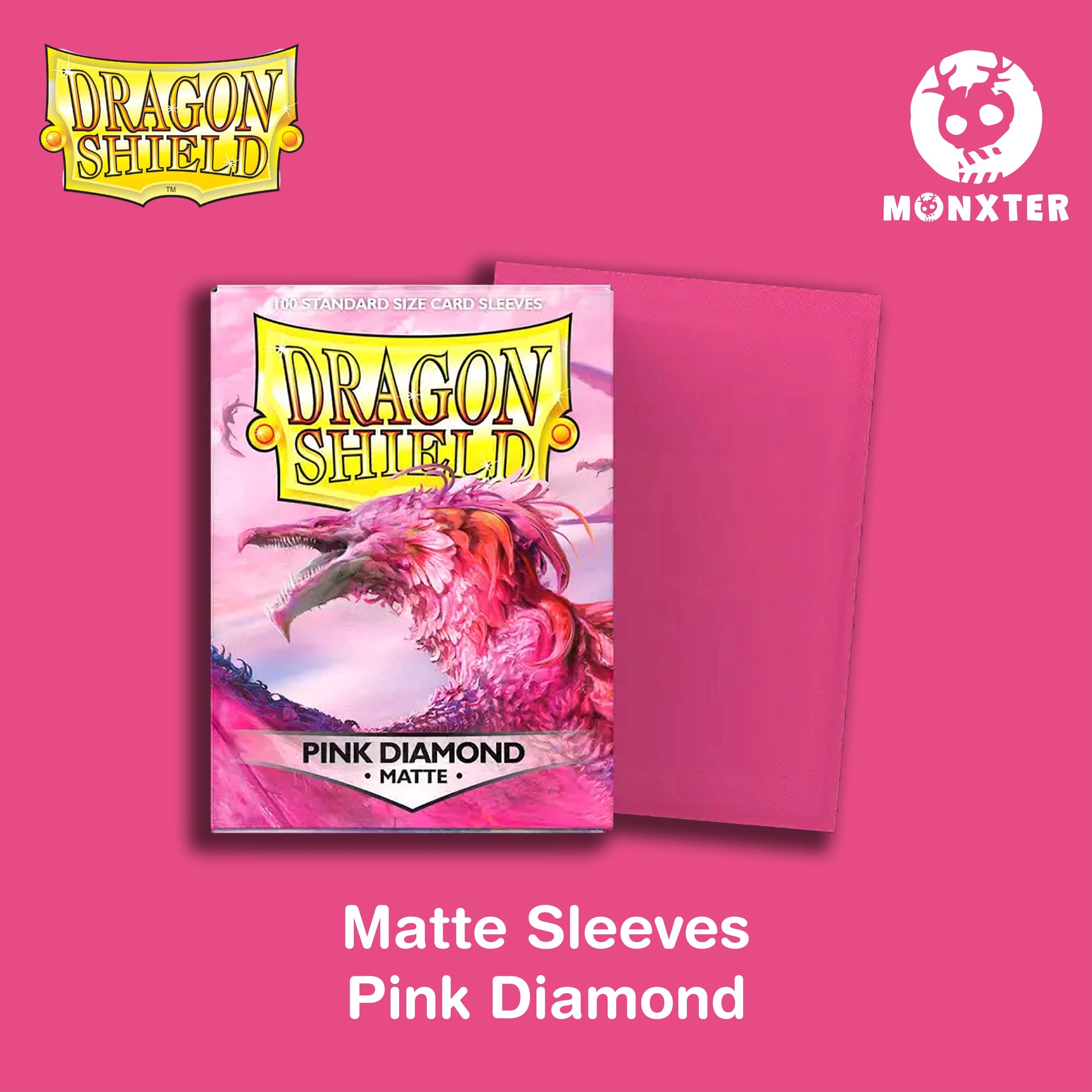 Dragon Shield Pink Diamond Matte Sleeves
