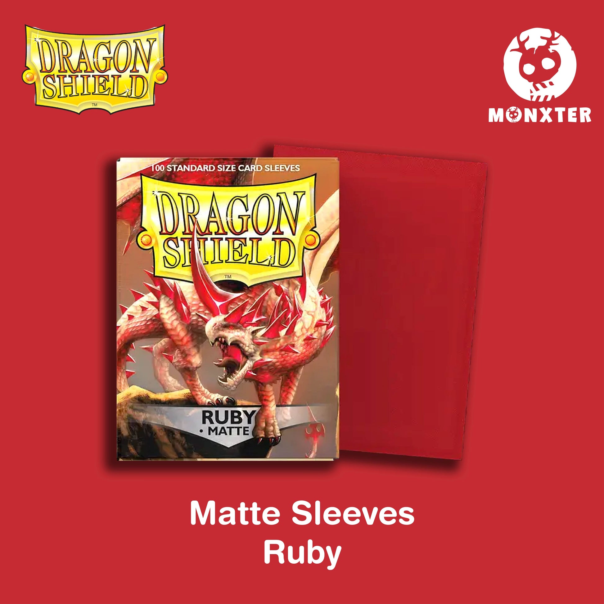 Dragon Shield Ruby Matte Sleeves