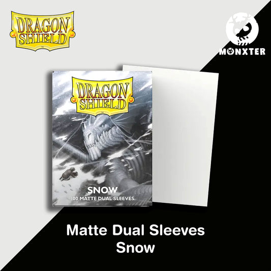 Dragon Shield Snow Matte Dual Sleeves