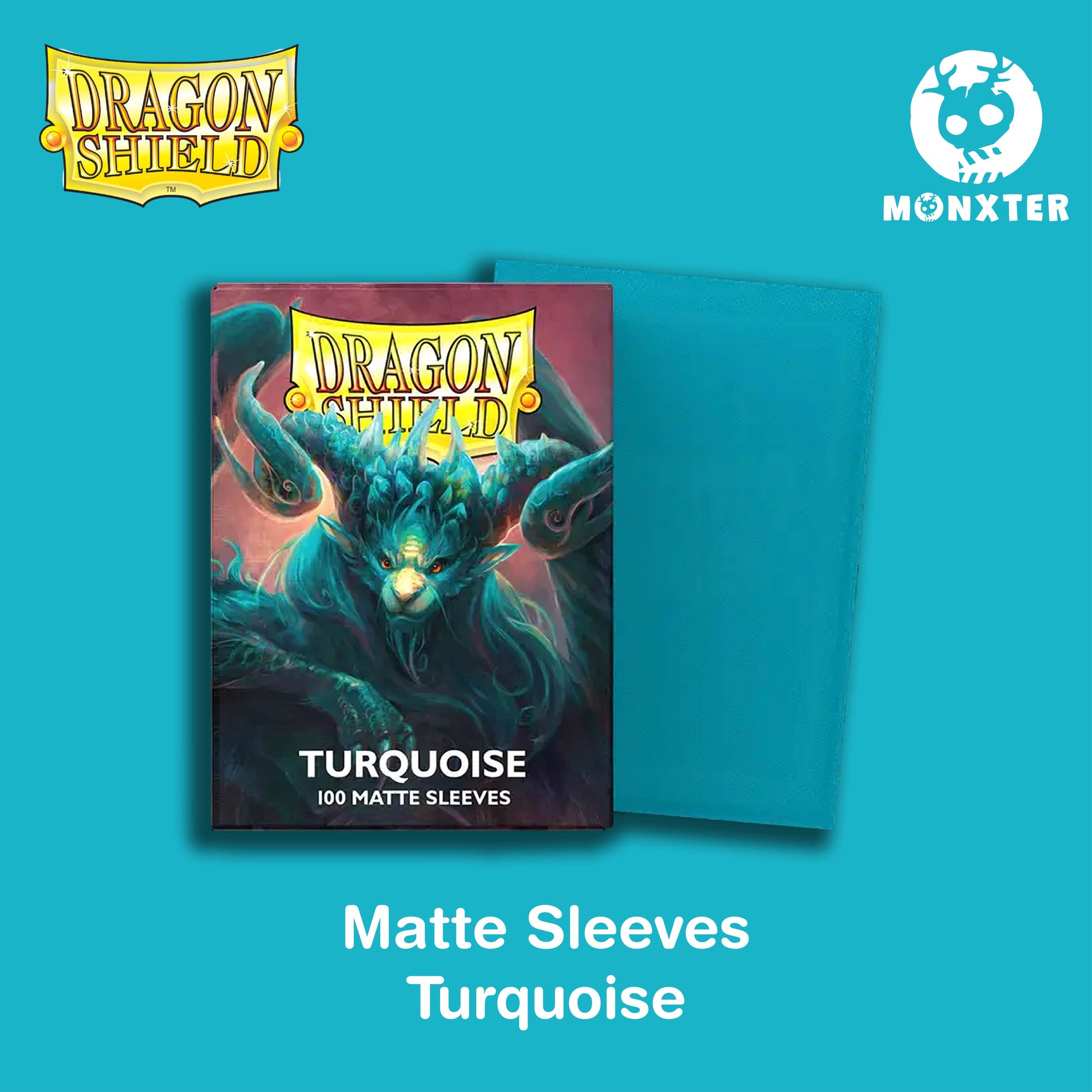 Dragon Shield Turquoise Matte Sleeves