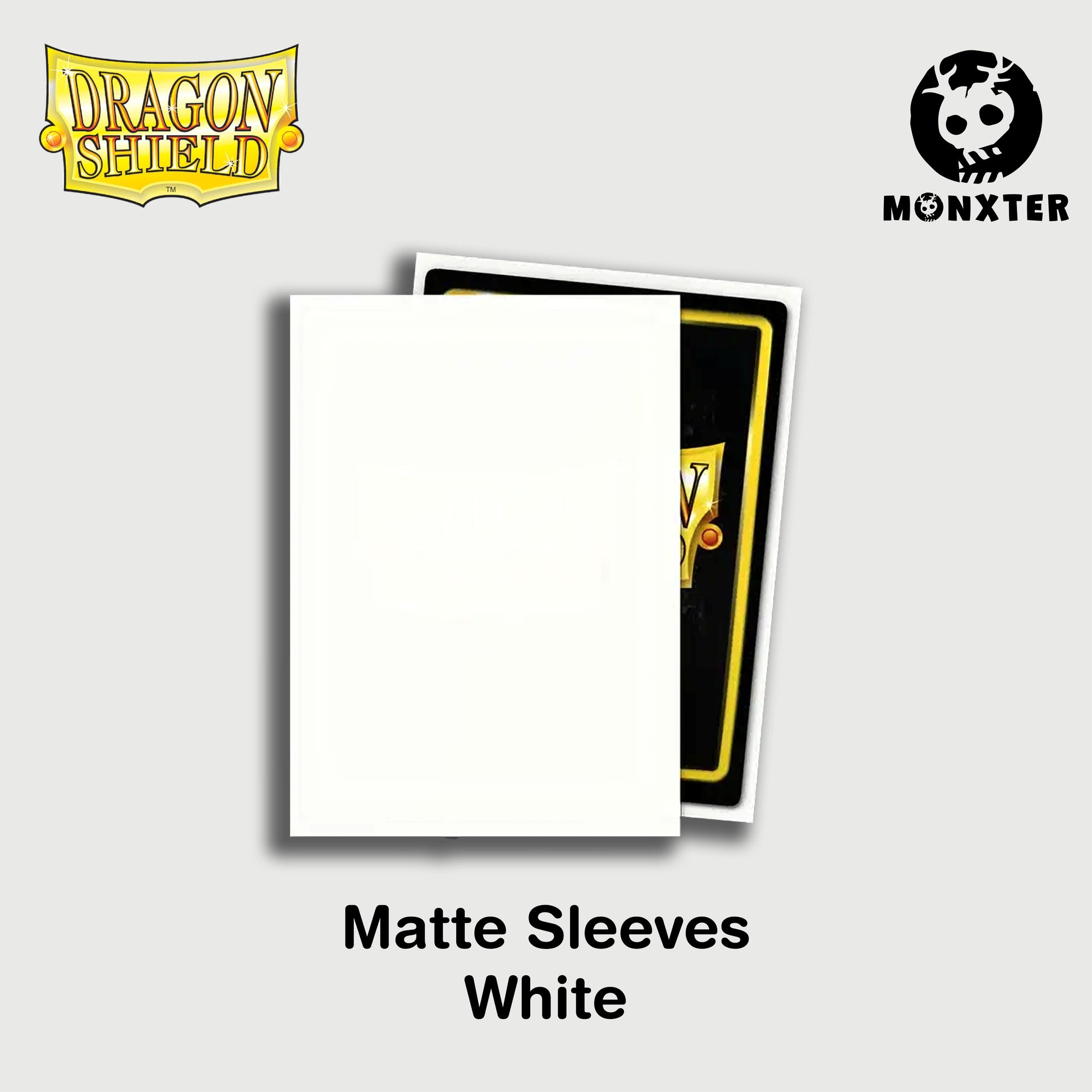 Dragon Shield White Matte Sleeves
