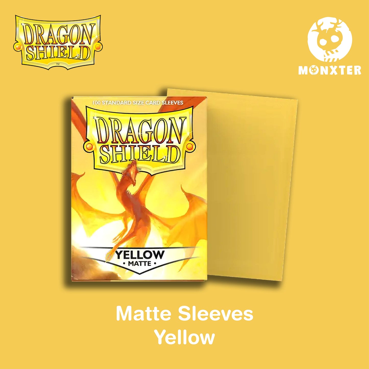 Dragon Shield Yellow Matte Sleeves