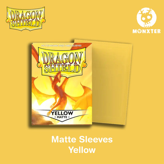 Dragon Shield Yellow Matte Sleeves