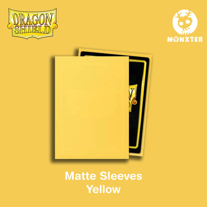 Dragon Shield Yellow Matte Sleeves