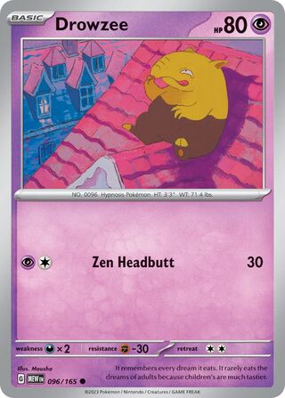 Drowzee - 096/165 - 151 