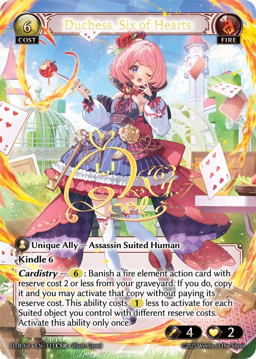 Duchess, Six of Hearts (CSR) - Distorted Reflection