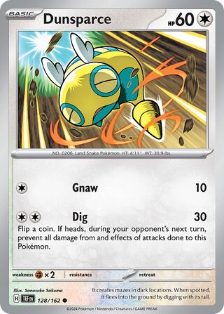 Dunsparce - 128/162 - Temporal Forces 