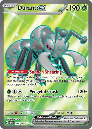 Durant ex - 215/191 - Surging Sparks