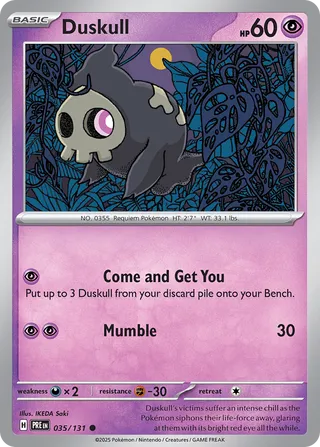 Duskull - 035/131 - Prismatic Evolutions