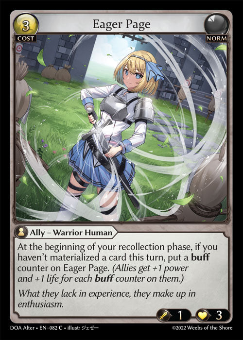 Eager Page - Dawn of Ashes