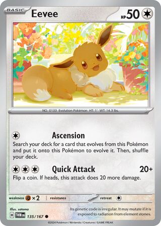 Eevee - 135/167 - Twilight Masquerade 