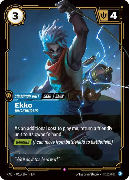 Ekko, Ingenious - 061/167 - R Mind
