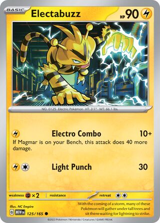 Electabuzz - 125/165 - 151 