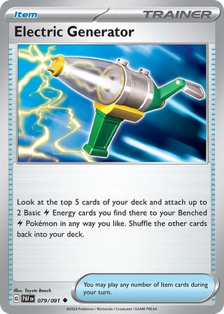 Electric Generator - 079/091 - Paldean Fates 