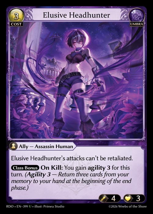 Elusive Headhunter - Radiant Origins - U Umbra