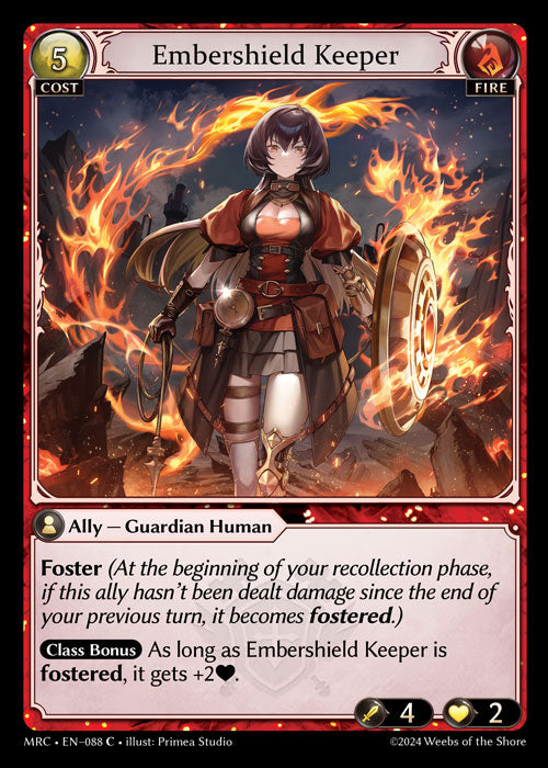 Embershield Keeper - Mercurial Heart -  C Fire