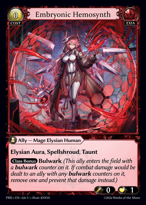 Embryonic Hemosynth - .asphodel/paradise - U Exia