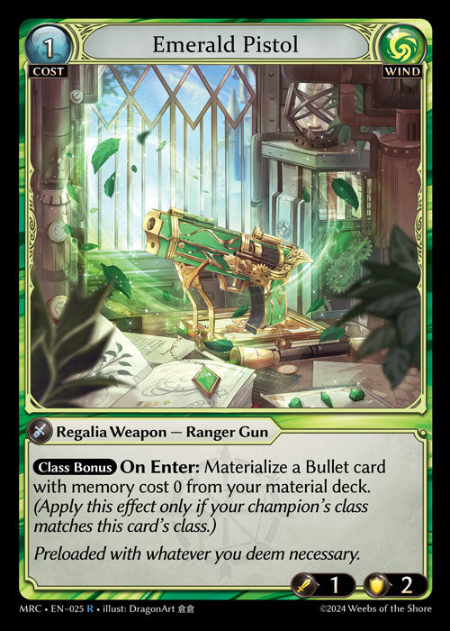Emerald Pistol - Mercurial Heart -  R Wind