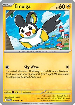 Emolga - 069/167 - Twilight Masquerade  
