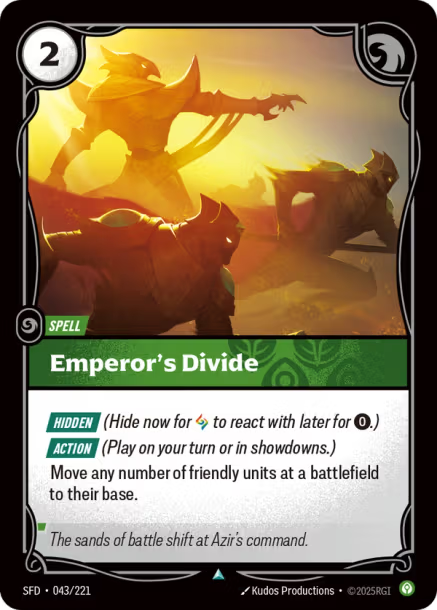 Emperor's Divide - 043/221 - R Calm