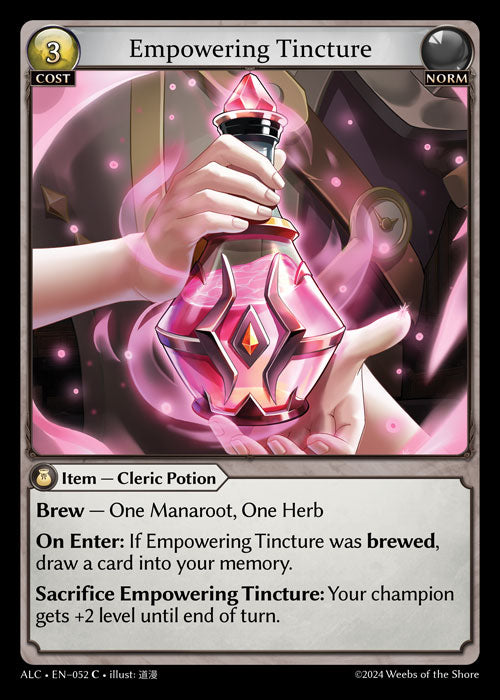 Empowering Tincture - Alchemical Revolution -  C Norm