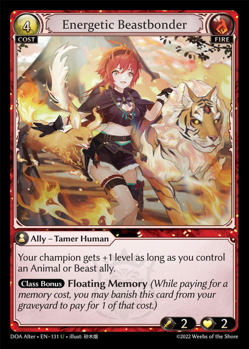 Energetic Beastbonder - Dawn of Ashes