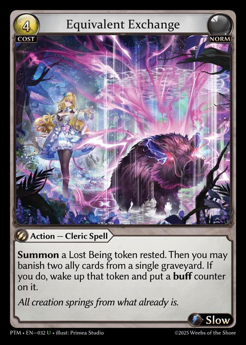 Equivalent Exchange - Phantom Monarchs