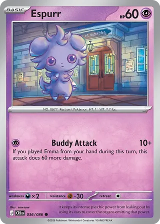 Espurr - 036/086 - Chaos Rising