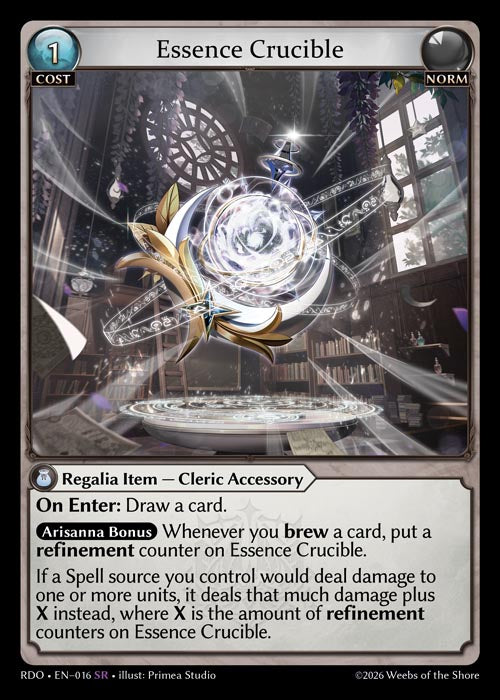 Essence Crucible - Radiant Origins - SR Norm