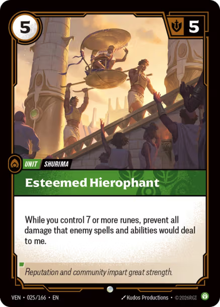 Esteemed Hierophant - VEN-025/166