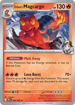 Ethan's Magcargo - 036/182 - Destined Rivals
