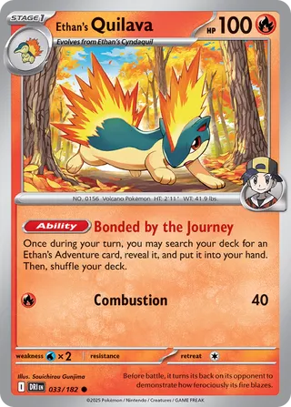 Ethan's Quilava - 033/182 - Destined Rivals