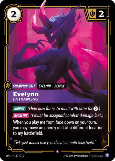 Evelynn, Entrancing - 141/219 - R Chaos