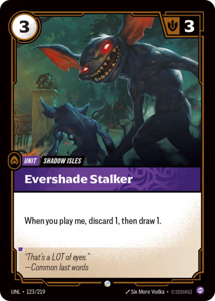 Evershade Stalker - 123/219 - C Chaos