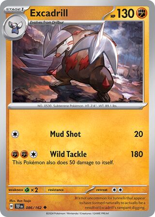 Excadrill - 086/162 - Temporal Forces 