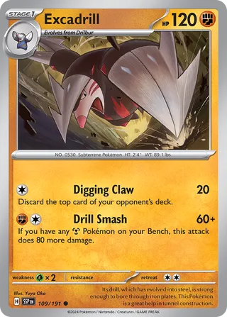 Excadrill - 108/191 - Surging Sparks