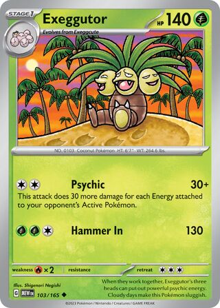 Exeggutor - 103/165 - 151 