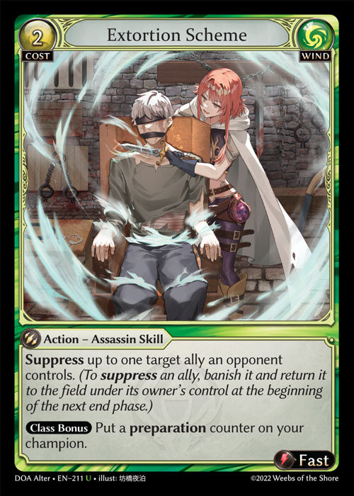 Extortion Scheme - Dawn of Ashes