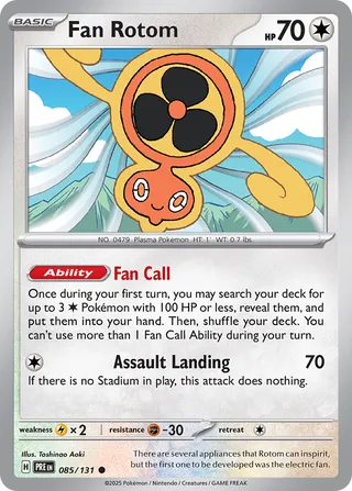 Fan Rotom - 085/131 - Prismatic Evolutions