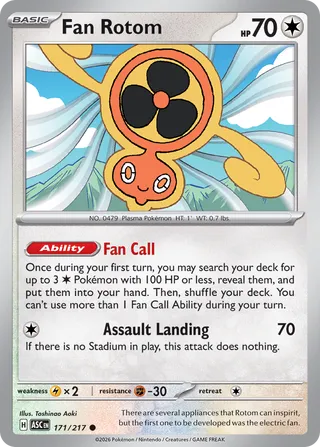 Fan Rotom - 171/217 - Ascended Heroes