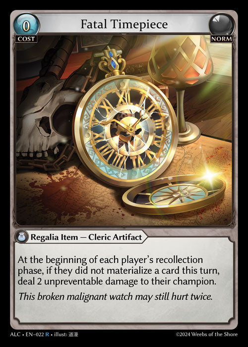 Fatal Timepiece - Alchemical Revolution -  R Norm