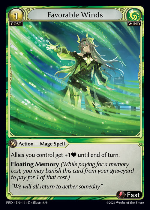 Favorable Winds - .asphodel/paradise - C Wind