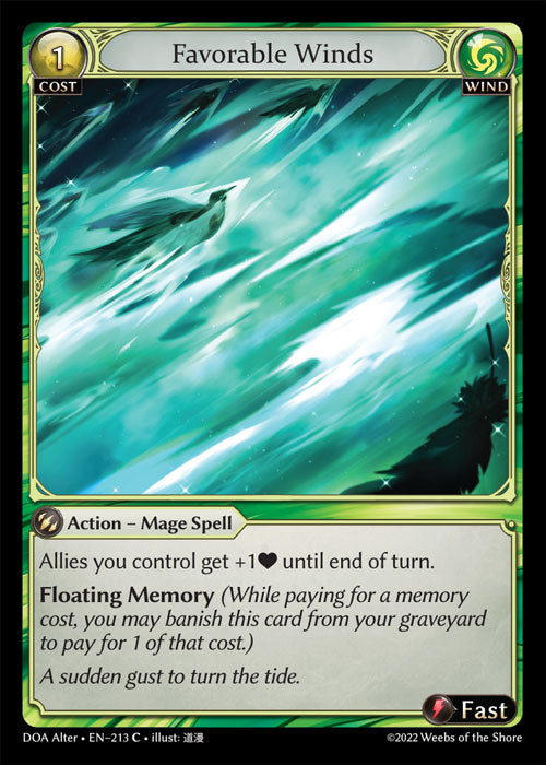 Favorable Winds - Dawn of Ashes