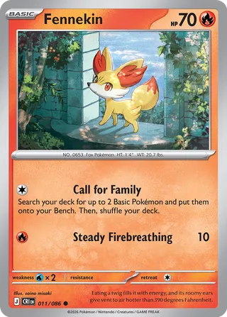 Fennekin - 011/086 - Chaos Rising